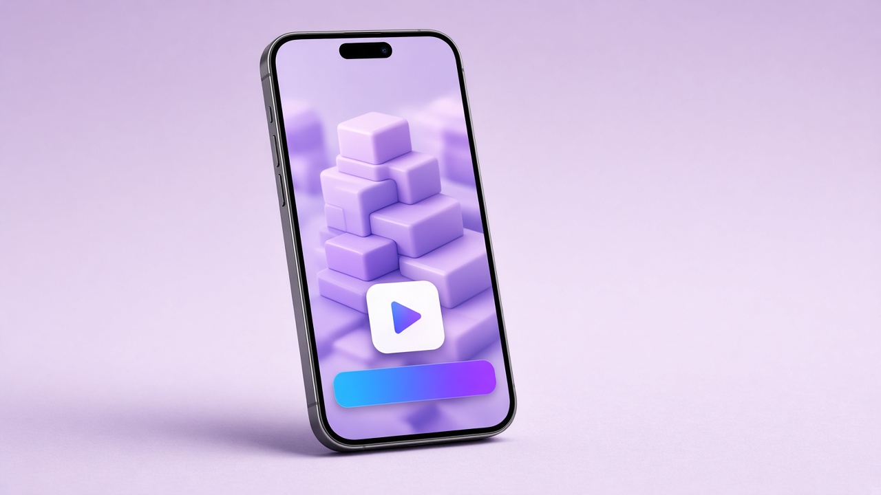 A phone showing an in-app banner and a rewarded video